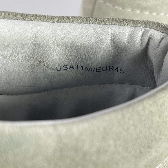 Vince Men's Fynn Leather High Top Sneaker US 11 White Lace-Up Mid Shoes boot - Picture 11 of 11